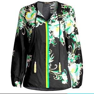 NEW “KOBI HALPERIN” Christine Floral Print Blouse size S